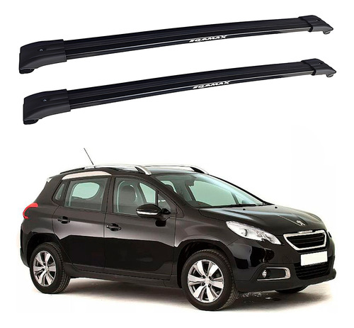 Barras De Techo Eqmax Travessa Peugeot 2008 2015+ Negro