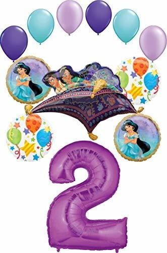 Globo Decorativo Cumpleaños Princesa Jasmine 2 Años