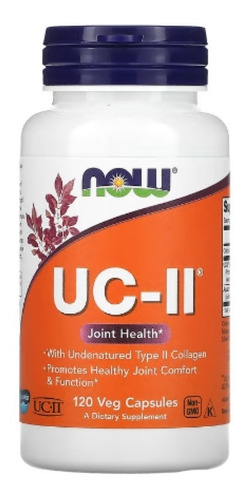 Now Foods Uc-ii Tipo Ii Colageno 40mg 120 Caps Sfn