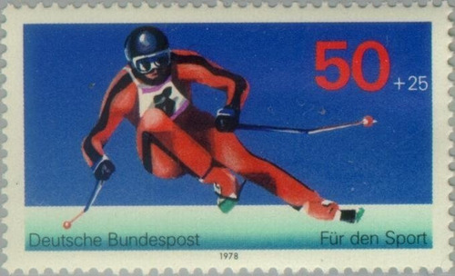 Estampillas Alemania 1978 - Deporte Del Esquí