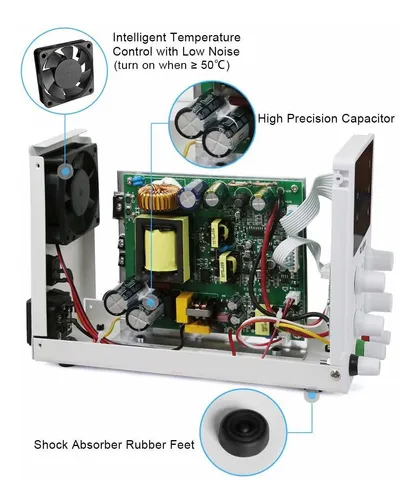 Dc Variable De La Fuente De Alimentación 30v 5a De Con...