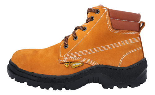 Bota Seg T38 S. Caucho C/pta Miel Oruga