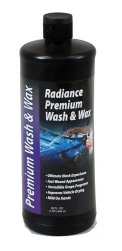 P&s Radiance Wash N Wax Shampoo Con Cera Premium 1 Lt