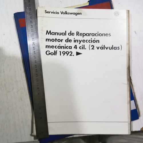 Golf 1992 Manual De Reparaciones Motor De Inyección Mecánica