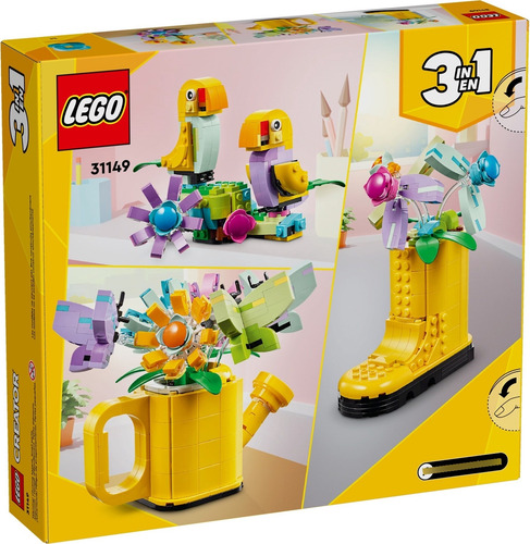 Lego Creator Flores En Regadera Cantidad De Piezas 420