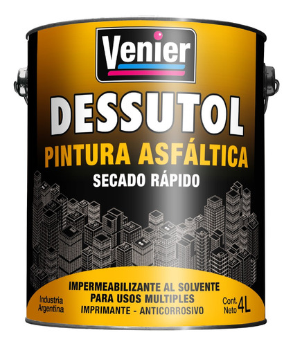 Venier Dessutol 8700 Asfaltica Al Solvente X 4