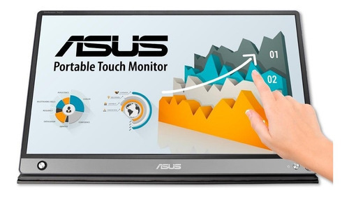 Monitor Portátil Asus Zenscreen 15.6' Full Hd Ips Vitrine Cor Preto