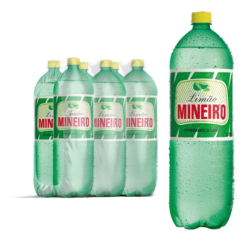 Refrigerante Guaraná Mineiro De Limão Mineiro 2l Pack 6x1