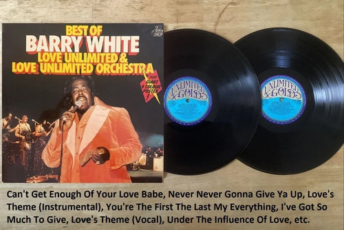 Vinilo Barry White The Best Hits 1975 Can't Get Enough