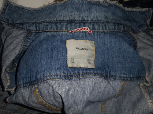 Sexy Chaleco Mezclilla Botones Pull And Bear M 28 (Usado)