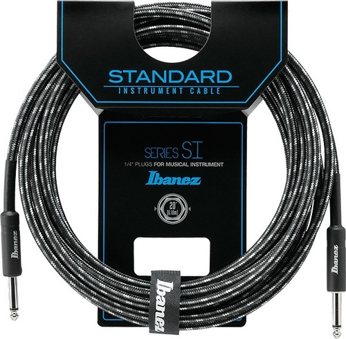 Cable Plug Ibanez Si20cct Instrumento Guitarra O Audio 6 Mt