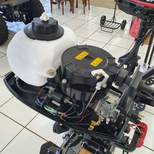 Motor Popa Mercury 5 Hp 2 Tempos Carburado 0km Na Caixa