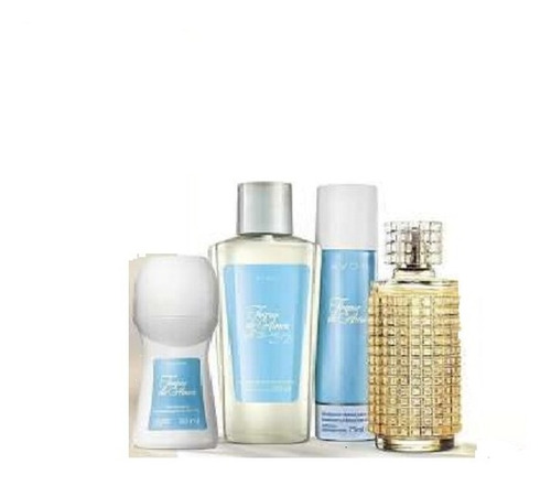 Set Completo Perfume Toque De Amor Avon 