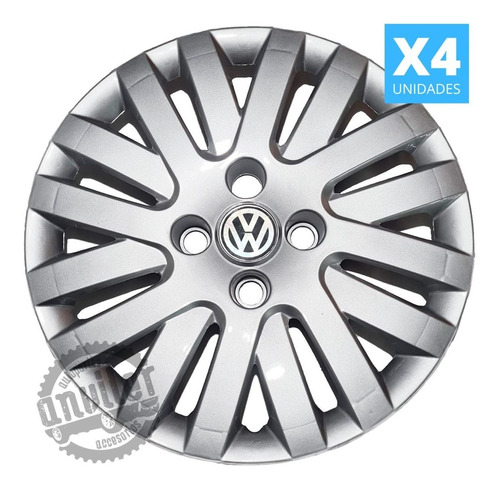 Juego X4 Tazas Volkswagen Gol Power/ Trend/ Voyage Rodado 14