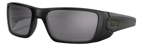 Anteojos de sol Oakley Fuel Cell Standard con marco de o matter color polished black, lente grey de plutonite prizm, varilla polished black de o matter - OO9096