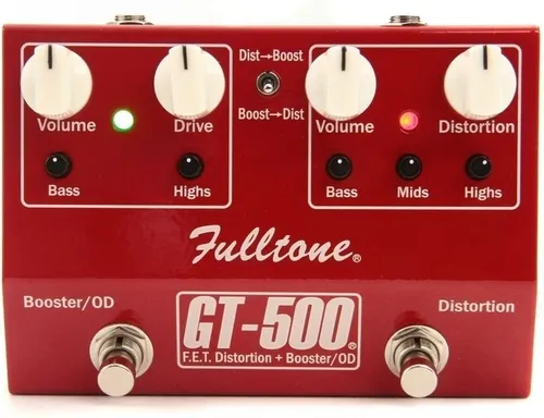 Fulltone GT-500　Distortion & Booster/OD Fulltone Gt500 Distortion + Booster/od - CADMUSIC