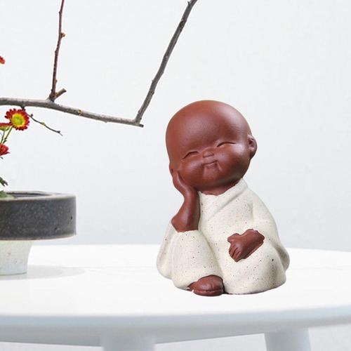 3 Mini Escritorio Decoración Té Artesanía Estatua De Buda