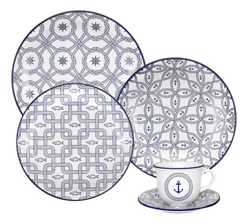 Set De Vajilla Completa Oxford 4 Personas Ceramica 