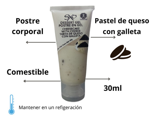 Lubricante Postre Cheescake D Galleta & Anestésico Anal-ese Queso Con Galleta / Fresa
