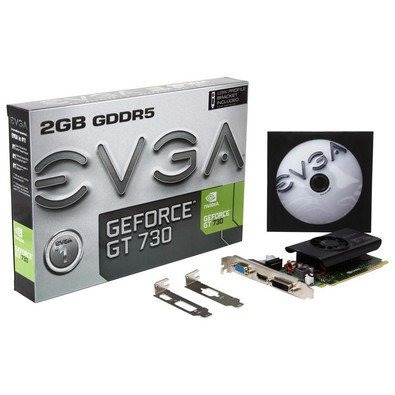 Placa De Vídeo Nvidia Evga Geforce Gt 730 2gb 64bi....