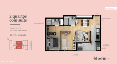 Imagem 12 de 13 de Apartamento Para Venda Em Curitiba, Água Verde, 2 Dormitórios, 1 Suíte, 1 Banheiro, 1 Vaga - Ap1154_1-2173800