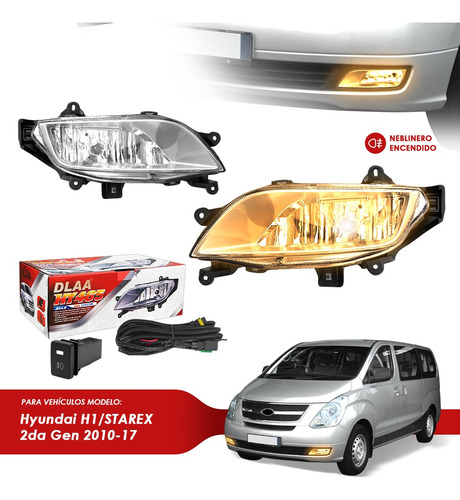 Set De Neblineros Led Para H1 Starex 2010-2017 - Hy465