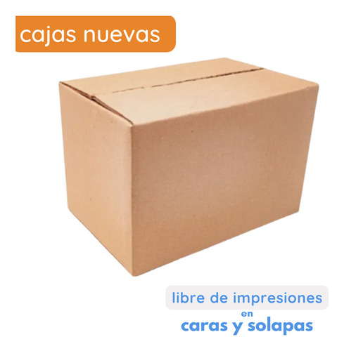 Cajas De Cartón Para Envíos 26x16x16cm25pzs Cartón Corrugado