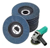 Comprar Caja 10 Discos Lija Flap Traslapados 115mm Desbaste