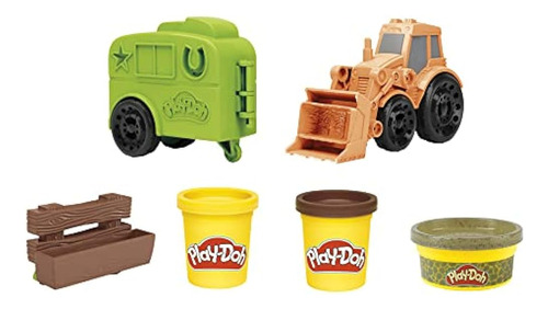 Play-doh Wheels Tractor Farm Truck Juguete Para Niños De 3 A