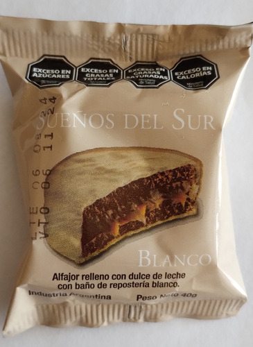 Alfajores Simple Sueños Del Sur Blanco X 24 U.