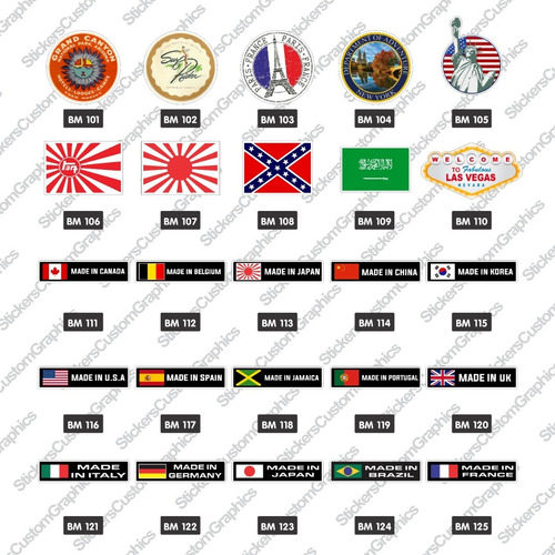 Adesivos Retro Antigos Vintage Malas E Bandeiras 20 Unidades