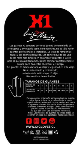 Imagen 5 de 5 de Guantes Arqueros X1 Lalén 2021