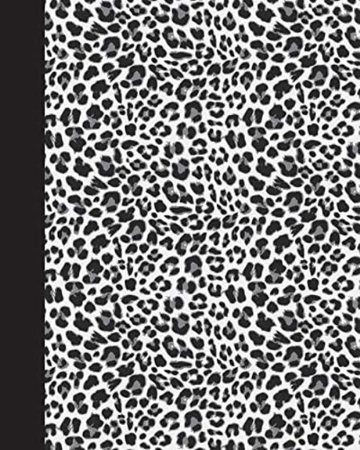 Libro: Sketch Journal: Animal Print (black And White Leopard