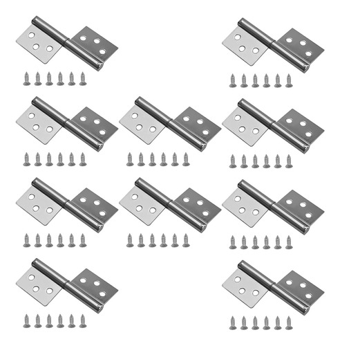 2 Bisagra Mromax Rectangular Para Puerta 2.9  Unidad 4 6 8