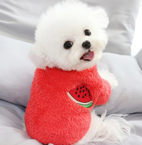 Imagen 6 de 8 de Poleron Chaleco Ropa Para Perros Gatos Mascotas Polar Suave