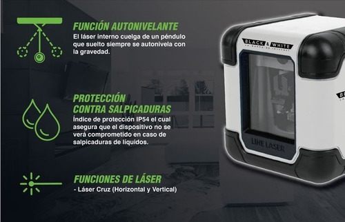 Imagen 7 de 10 de Nivel Láser Autonivelante C/ Láser Diodo Verde 30m + Tripode