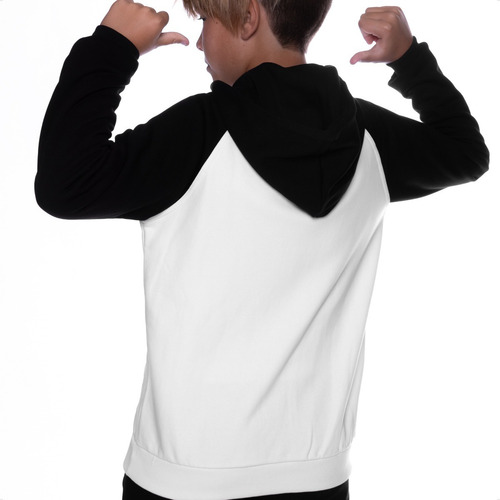 Imagen 2 de 4 de Campera Element Patch Rang Zip Hood Niño Casual Urbano Friza