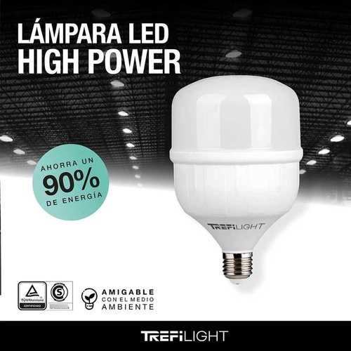 Imagen 3 de 6 de Lampara De Alta Potencia 50w 6500k E27