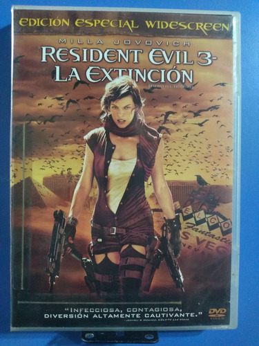 Pelicula Resident Evil 3 La Extincion Dvd Original 