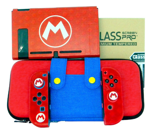 Set De Accesorios De Mario Para Consola De Nintendo Switch