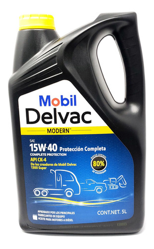 Aceite Motor Diesel Mobil Delvac Modern 15w40 API CK-4 TAPA AZUL