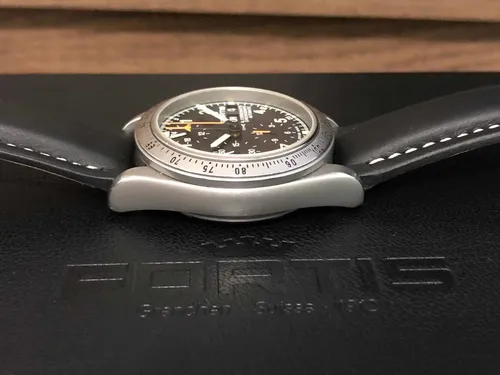 Fortis Cosmonauts Chronograph Lemania 5100 Todo Aço Revisado