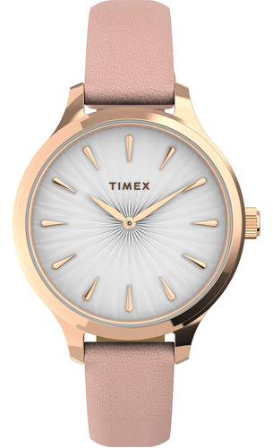 Reloj Timex Peyton Para Mujer, Caja De 36 Mm En Tono Oro Ros