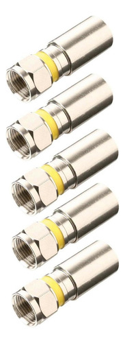 5pz- Conector Macho Tipo F Permaseal-ii P/ Cable Rg6 200-006