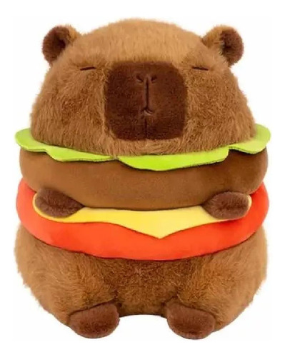 Peluche Capibara Hamburguesa Excelente Calidad