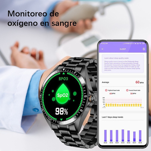 Imagen 5 de 9 de Lige Reloj Inteligente Deportivo Bluetooth Original Impermea
