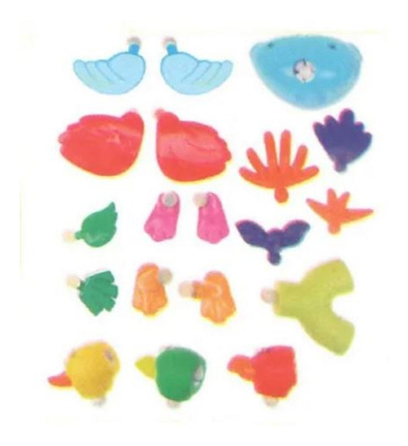 Imagen 2 de 2 de Juego Didactico Encastre Para Armar Animales Birdy Para Bebe