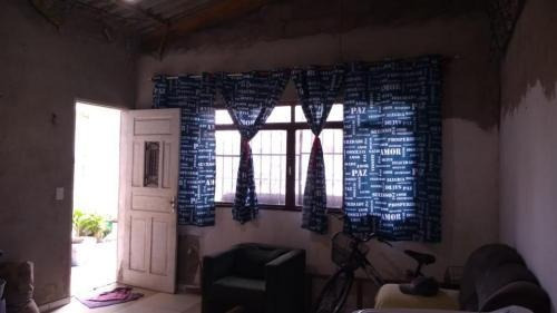 Casa Com 3 Dormitórios E Quintal Grande Em Itanhaém Litoral