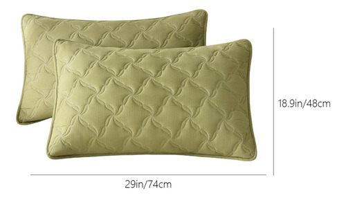Funda De Almohada P Lavable De Algodón Grueso Para Otoño E I