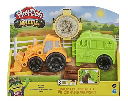 Juguete Tractor De Granja - Plastilina Play Doh Wheels